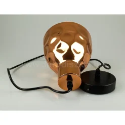 LAMPADARIO PENDENTE LAMPADA A SOSPENSIONE IN METALLO CONO ORO ROSA RAME VT-8150