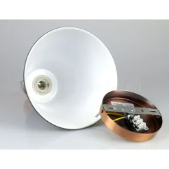 LAMPADARIO PENDENTE LAMPADA A SOSPENSIONE COLORE NERO SABBIA ALLUMINIO VT-7520