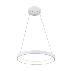 LAMPADARIO PENDENTE LED 42 W CCT LAMPADA SOSPENSIONE CIRCOLARE 58CM LUCI UFFICIO