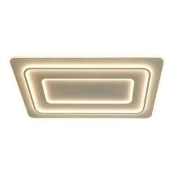 LAMPADARIO PLAFONIERA LED RETTANGOLARE 123W 3 TONALITÀ LUCE BT TELECOMANDO C66-3C
