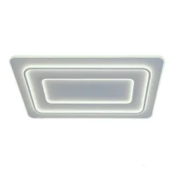 LAMPADARIO PLAFONIERA LED RETTANGOLARE 123W 3 TONALITÀ LUCE BT TELECOMANDO C66-3C