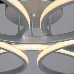 LAMPADARIO PLAFONIERA 48W LUCE BIANCO CALDO 3000K 2580LM DESIGN FIORE MODERNO