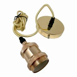 LAMPADARIO PORTALAMPADA A SOSPENSIONE PER LAMPADINE E27 PENDENTE 2 METRI E27-2M