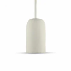 LAMPADARIO PORTALAMPADA PENDENTE LAMPADA A SOSPENSIONE COLORE BIANCO VT-7668