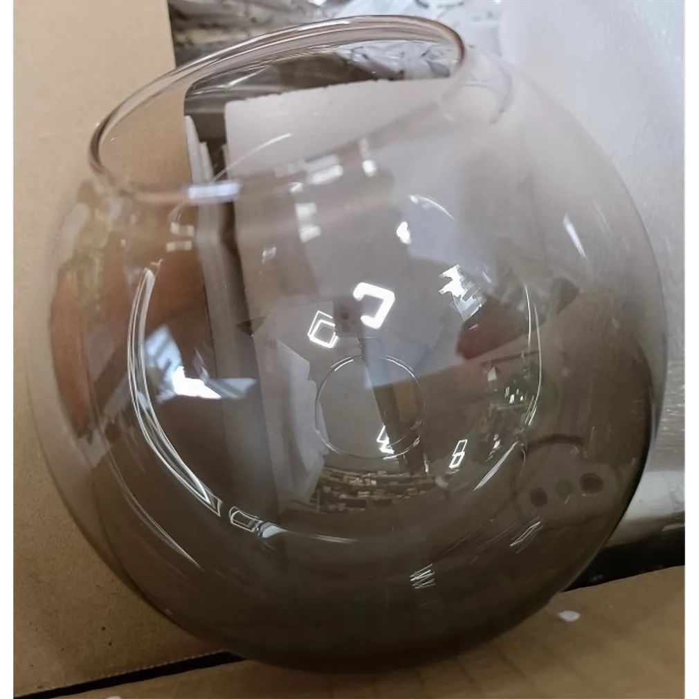 LAMPADARIO SOSPENSIONE 6 SFERE ATTACCO E27 IN VETRO LAMPADA IN METALLO ORO 71645