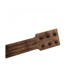 LAMPADARIO SOSPENSIONE DESIGN GUITAR IN LEGNO FORMA CHITARRA 6 ATTACCHI E27 A53