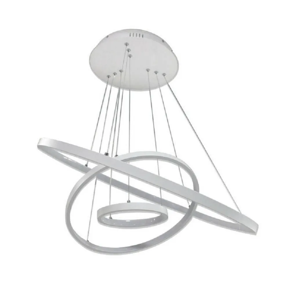 LAMPADARIO SOSPENSIONE 50W PLAFONIERA PIANETA LAMPADA SOSPESA MODERNA 6500K B40