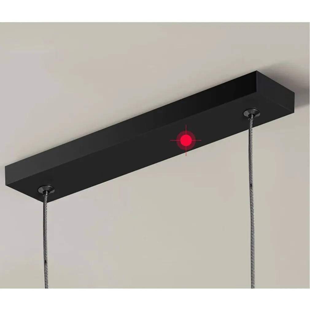LAMPADARIO SOSPENSIONE 42W LINEARE ORIZZONTALE MINIMAL MODERNO NERO LUCE LED 50452