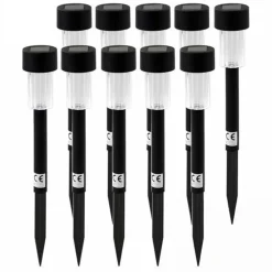 LAMPADE PALETTI SOLARI A LED LUCI DA GIARDINO CON PANNELLO SOLARE RICARRICABILI