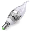 LAMPADINA A CANDELA COLPO DI VENTO DA 3W ATTACCO E14 BULBO PICCOLO LUCE CALDA