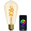 LAMPADINA A FILAMENTO LED INTELLIGENTE WIFI ST64-SF E27 4,9W 1800LM ALEXA GOOGLE