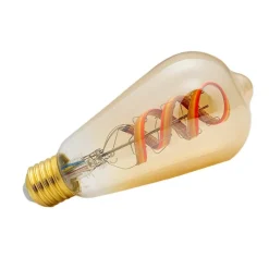 LAMPADINA A FILAMENTO LED INTELLIGENTE WIFI ST64-SF E27 4,9W 1800LM ALEXA GOOGLE