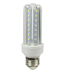 LAMPADINA A LED E27 18 W LAMPADA TUBOLARE LUCE CALDA FREDDA NATURALE U-18W