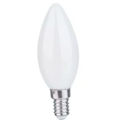 LAMPADINA A LED FILAMENTO OPACA 4 W E14 LUCE FREDDA CALDA NATURALE CANDELA C35B