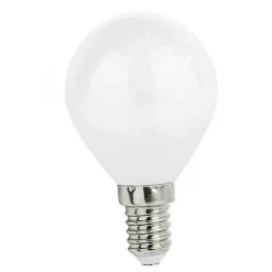 LAMPADINA A LED FILAMENTO OPACA 4WATT E14 LUCE FREDDA CALDA NATURALE SFERA G45B
