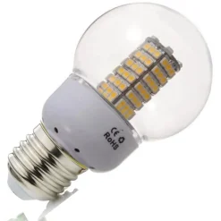 LAMPADINA A LED GLOBETTO TRASPARENTE BASSO CONSUMO 15W E27 LUCE BIANCO FREDDO