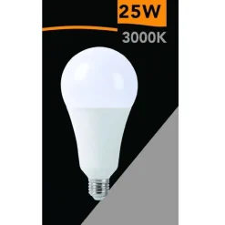 LAMPADINA A LED 25WATT A95 E27 2500LM A SFERA LUCE FREDDA CALDA NATURALE A95-25W