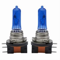 LAMPADINA ALOGENA H15 12V 55/15W LUCI FREDDE AUTO 6000K RICAMBI MAXTECH H15-B001