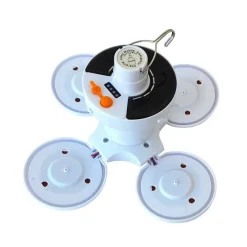 LAMPADINA EMERGENZA PANNELLO SOLARE RICARICABILE DEFORMABILE 6500K EA-94439