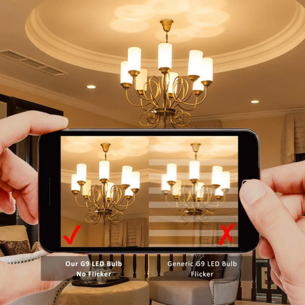 LAMPADINA FARETTO 3.5W LED 40 SMD 2835 ATTACCO G9 LUCE BIANCA FREDDA CALDA 220V