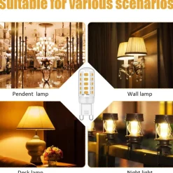 LAMPADINA FARETTO 3.5W LED 40 SMD 2835 ATTACCO G9 LUCE BIANCA FREDDA CALDA 220V