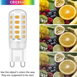 LAMPADINA FARETTO 3.5W LED 40 SMD 2835 ATTACCO G9 LUCE BIANCA FREDDA CALDA 220V