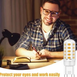 LAMPADINA FARETTO 3.5W LED 40 SMD 2835 ATTACCO G9 LUCE BIANCA FREDDA CALDA 220V