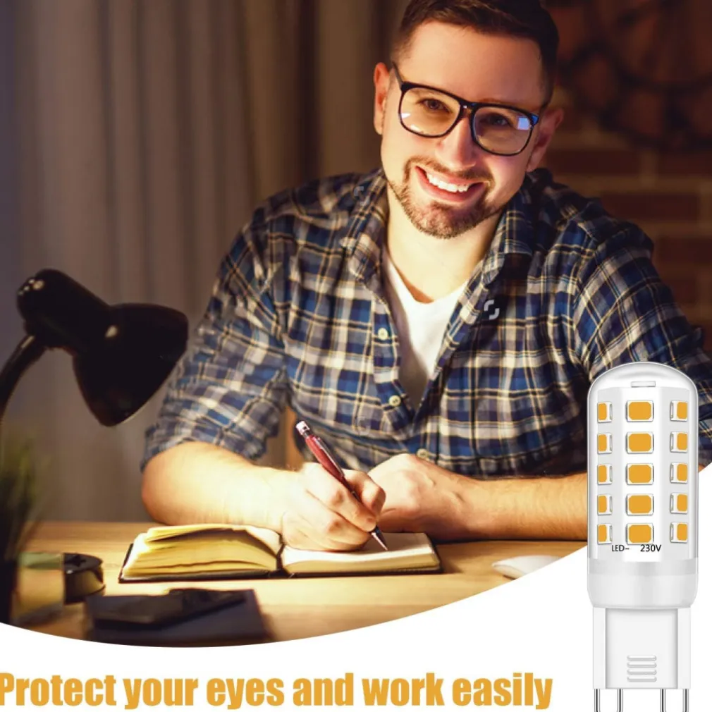 LAMPADINA FARETTO 3.5W LED 40 SMD 2835 ATTACCO G9 LUCE BIANCA FREDDA CALDA 220V