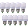 LAMPADINA GLOBETTO A LED DA 3W CON COPERTURA BIANCO LATTE A LUCE CALDA SET 10PZ