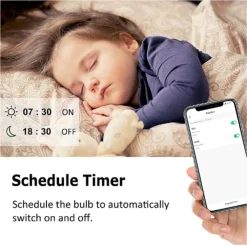 LAMPADINA INTELLIGENTE A60 10W LED RGB CCT DIMMERABILE WIFI E27 APP ALEXA GOOGLE