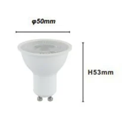 LAMPADINA LAMPADA A LED GU10 5 WATT 715 LM BIANCO LUCE FREDDA 6500K IP20 00502