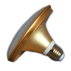 LAMPADINA LAMPADA A LED SMD GLOBO SFERA BULBO 18 30 W 6500K LUCE BIANCA E27 ORO