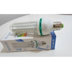 LAMPADINA LAMPADA TUBO LED LUCE BIANCA FREDDA CALDA E27 RISPARMIO 3U 12W