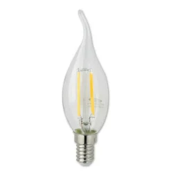 LAMPADINA LED 4 W E14 COLPO DI VENTO LUCE FREDDA NATURALE CALDA 440LM C35A-T