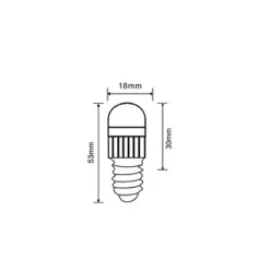 LAMPADINA LED 3.5 WATT E14 LUCE FREDDA 6500K CALDA 3000K NATURALE 4000K
