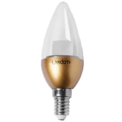 LAMPADINA LED A CANDELA CON ATTACCO PICCOLO E14 DA 4W LUCE FREDDO NATURALE CALDO