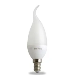 LAMPADINA LED A CANDELA OPACA E14 5 WATT LUCE CALDA 3000K ALTA QUALITÀ 00234