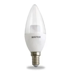LAMPADINA LED A OLIVA TRASPARENTE E14 5WATT LUCE NATURALE 4500K ALTA QUALITÀ 00418