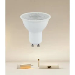 LAMPADINA LED ATTACCO GU10 9 W LUCE CALDA 3000K 913 LM BIANCO LAMPADA IP20 00465