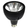 LAMPADINA LED COB PAR30 E27 36 WATT FARETTO LUCE 6500K 3000K 4000K NERO P30-2N