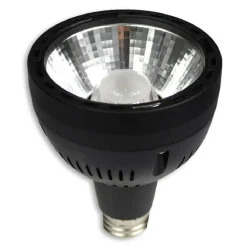 LAMPADINA LED COB PAR30 E27 36 WATT FARETTO LUCE 6500K 3000K 4000K NERO P30-2N