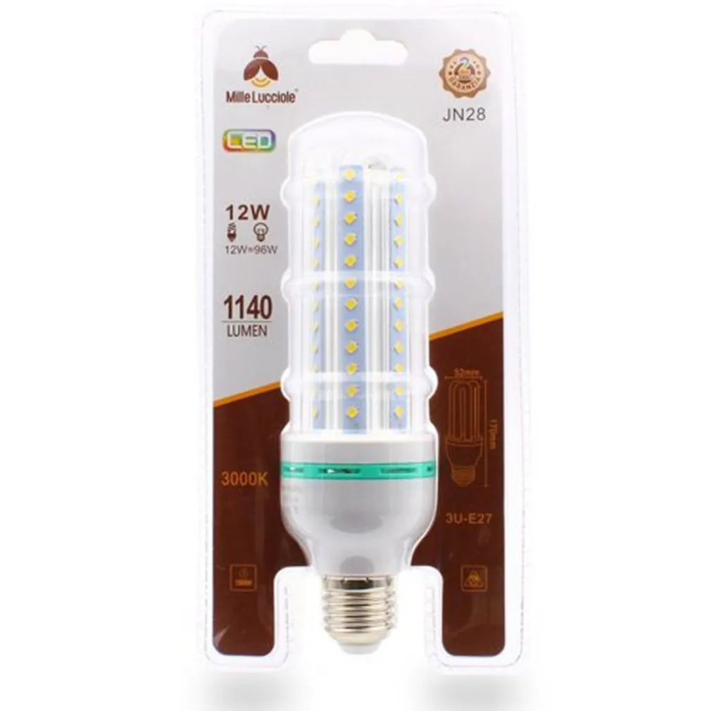LAMPADINA LED E27 12 W 3U JN28 MAIS TUBOLARE TUBO LINEARE LUCE CALDA 3000K 87361