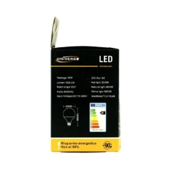 LAMPADINA LED E27 A GLOBO G95 18 W LUCE BIANCO CALDO FREDDO NATURALE G95-02