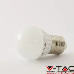 LAMPADINA LED E27 BULBO GRANDE G45 4W LUCE CALDA LAMPADA ILLUMINAZIONE VTAC 1830