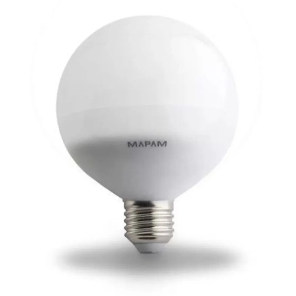 LAMPADINA LED E27 GLOBO G80 8W LUCE FREDDA 6500K BULBO SFERA PALLA ALTA QUALITÀ 00166