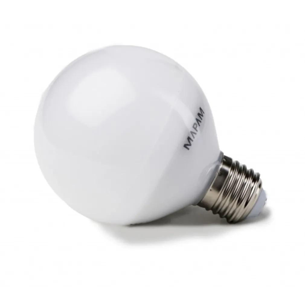 LAMPADINA LED E27 GLOBO G80 8W LUCE CALDA 3000K BULBO SFERA PALLA ALTA QUALITÀ 00159