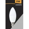 LAMPADINA LED E14 9W CANDELA SMD E14 820 LUMEN LUCE CALDA NATURALE FREDDA C36-9W