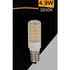 LAMPADINA LED E14 4.9W 600LM TUBOLARE LUCE 3000K 6500K 4000K SPARAC-E14-4.9W-CE2