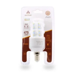 LAMPADINA LED E14 5W 3U JN05 LUCE TUBOLARE TUBO LINEARE LUCE NATURALE 4000K 475LM 87132