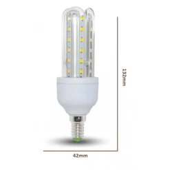 LAMPADINA LED E14 7W 3U JN07 LUCE TUBOLARE TUBO LINEARE LUCE CALDA 3000K 665LM 87156